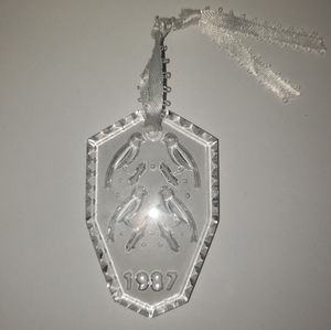 Vintage Waterford Crystal Christmas Ornament, 1987
